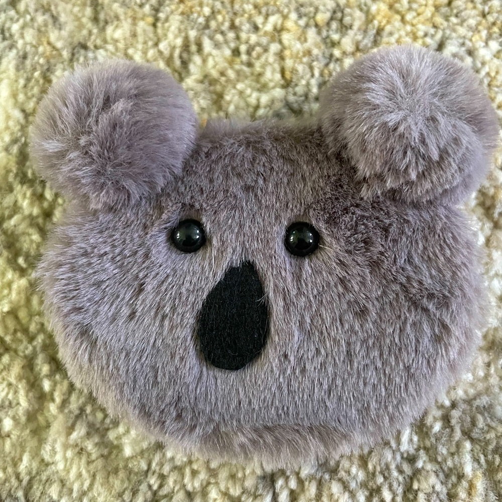 New! Cute Fuzzy Koala Compact Mirror